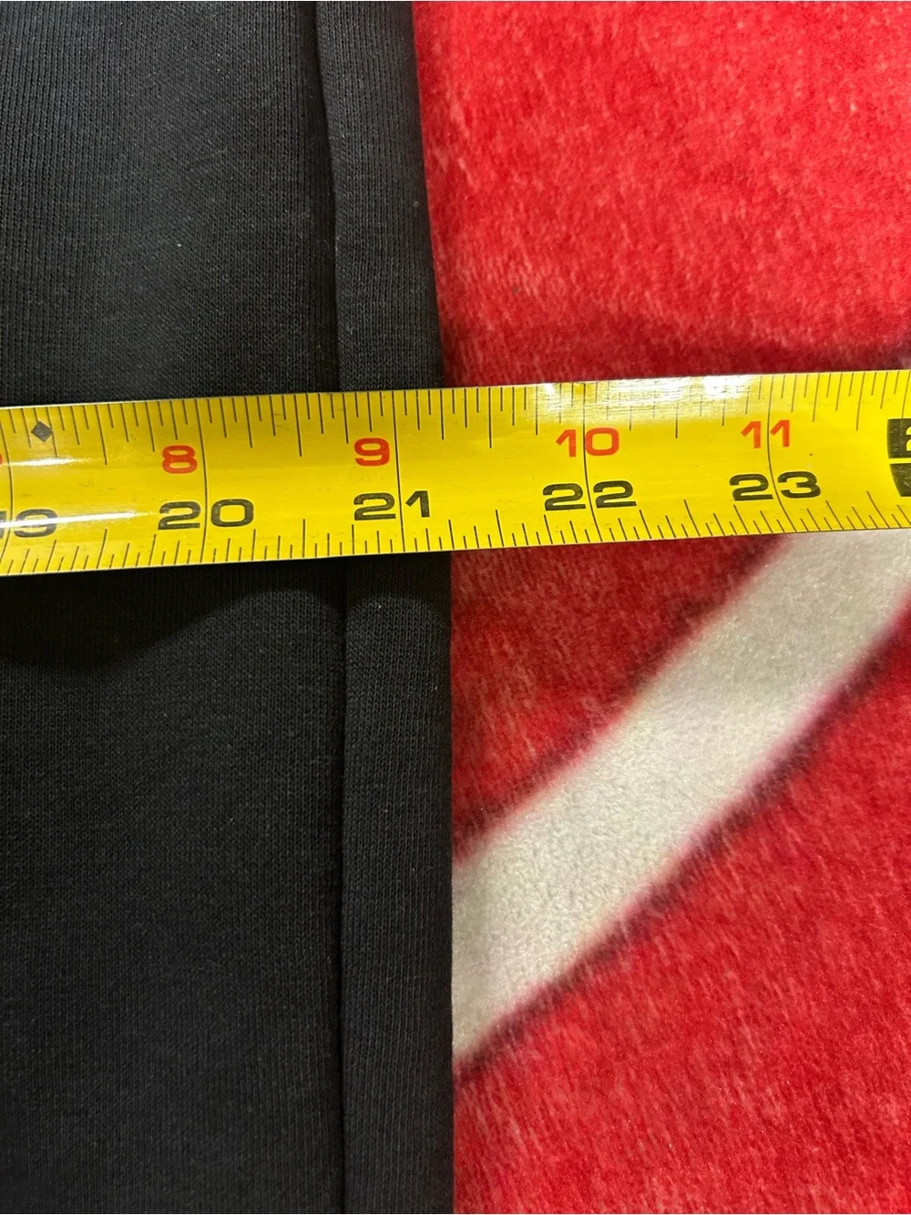 True Religion Black Hoodie with Red Back Crest